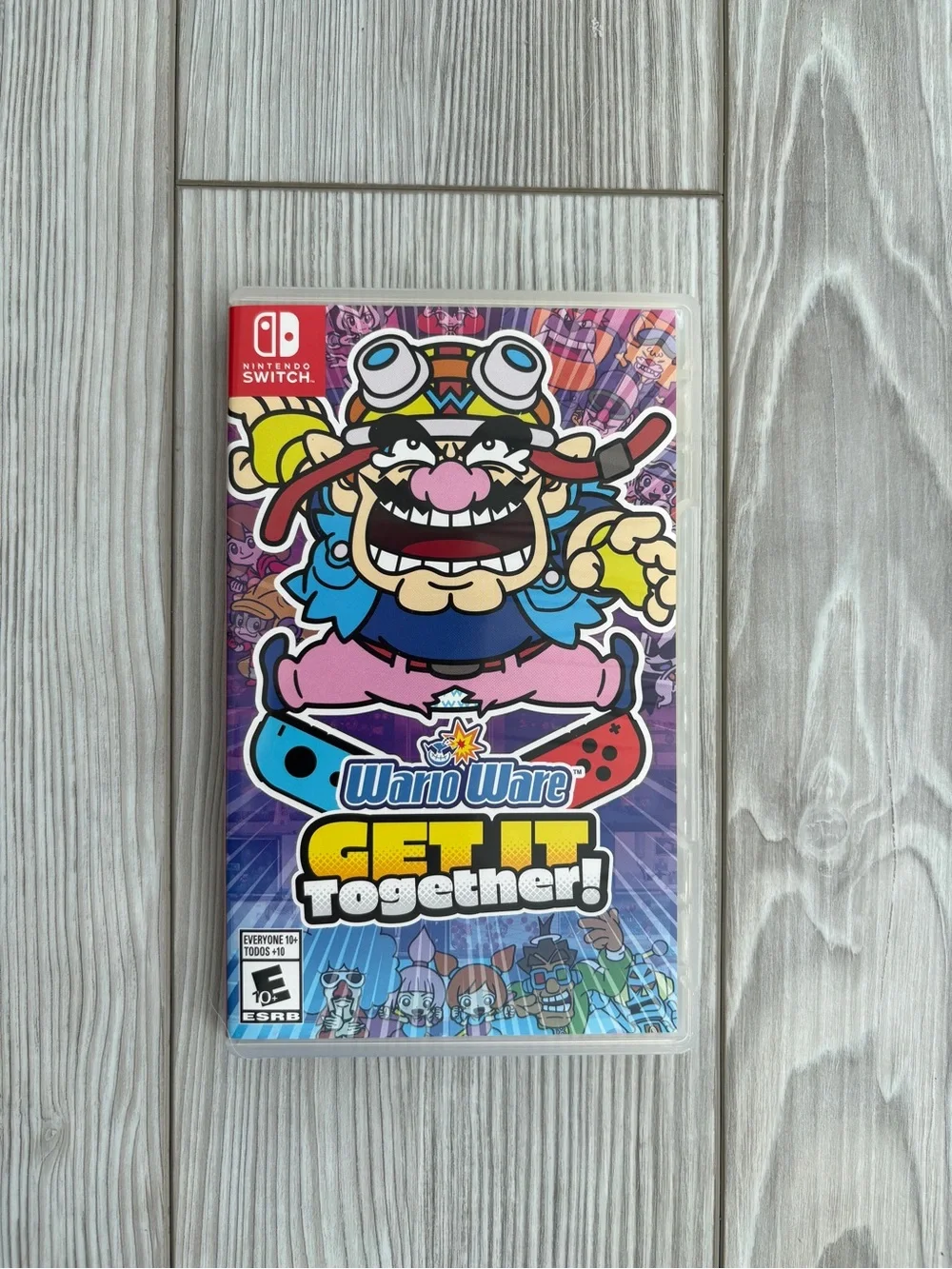 Nintendo Switch V2 HAC-001(-01) Console Bundle Mario Odyssey WarioWare Dock Case